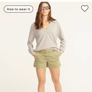 J.Crew 4” stretch Chino shorts